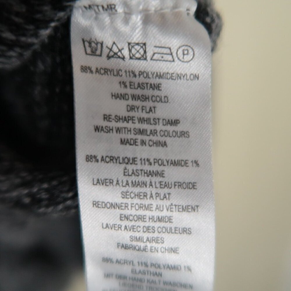 French Connection Turtleneck Sweater Heather Gray Pullover Women's Size Medium - Picture 15 of 16
